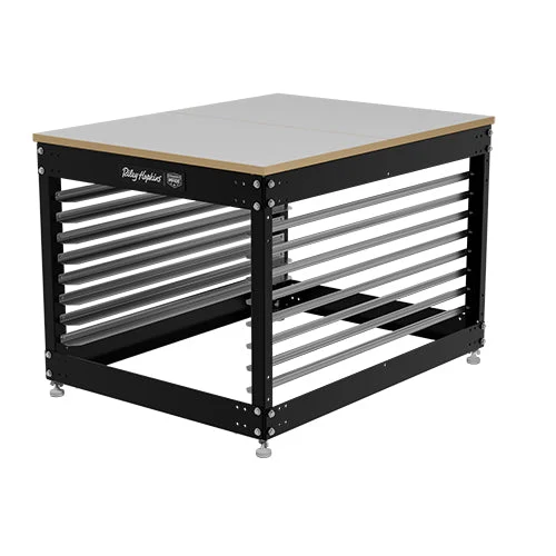 Riley Hopkins Multi-Station Screen Printing Press Cart 2