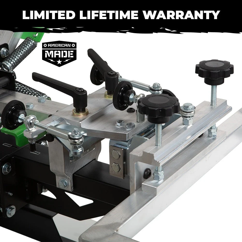 Riley Hopkins 250+ 4 Color 4 Station Screen Printing Press with XYZ Micro Registration 8