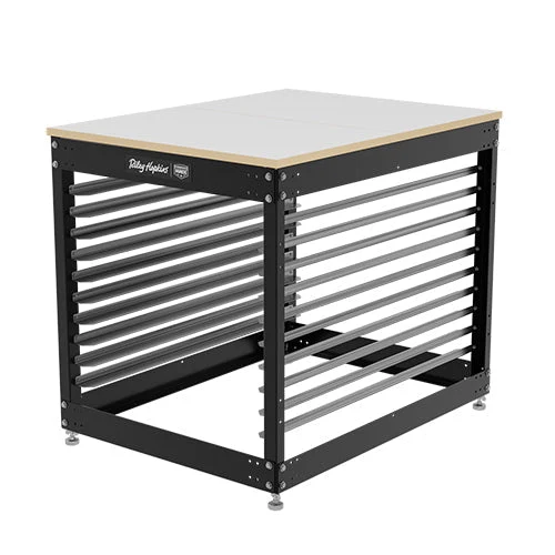 Riley Hopkins Single Station Screen Printing Press Cart 2