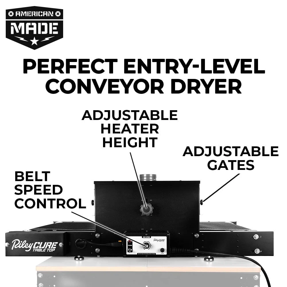 RileyCure Table Top Plus Conveyor Dryer 2